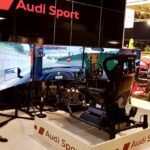 Bewegende race simulator Audi sport