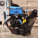 Race simulator huren evenement jong en oud